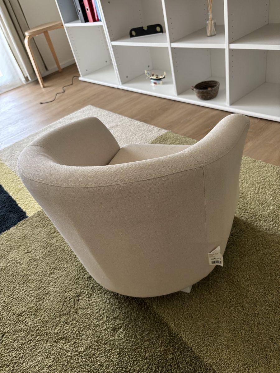 Poltrone: Eleganter Cocktailsessel in Beige – Usato da Trimbach venduto da fro_2ztm 2