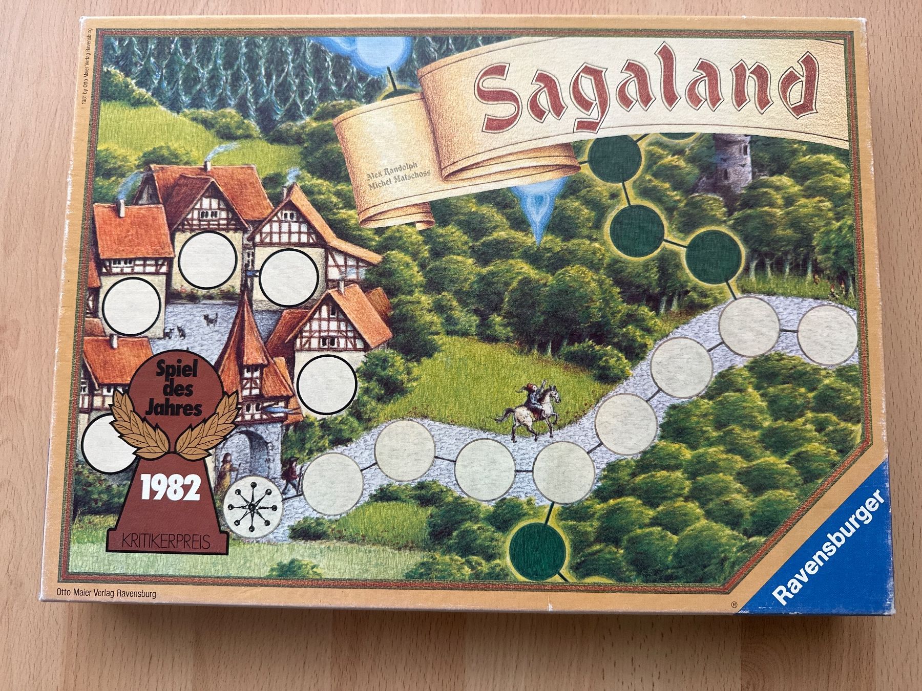 Ravensburger Giochi: Sagaland - Ravensburger ORIGINAL 1982 – Usato da Schwarzenburg venduto da mezulienka