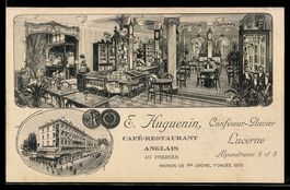 Lucerne, Cafe Restaurant E. Huguenin, Al