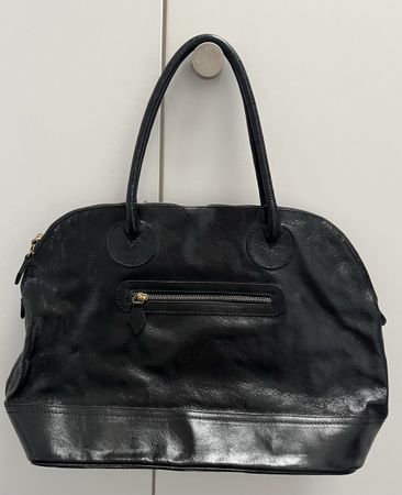 Shopper Tasche aus Leder, nagelneu, von Vera Pelle