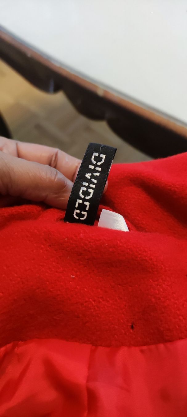 H&M Giacche: Divided Red Wool Blend jacket, Size 36, Perfect for Winter! – Usato da Rüti ZH venduto da Happynong 5