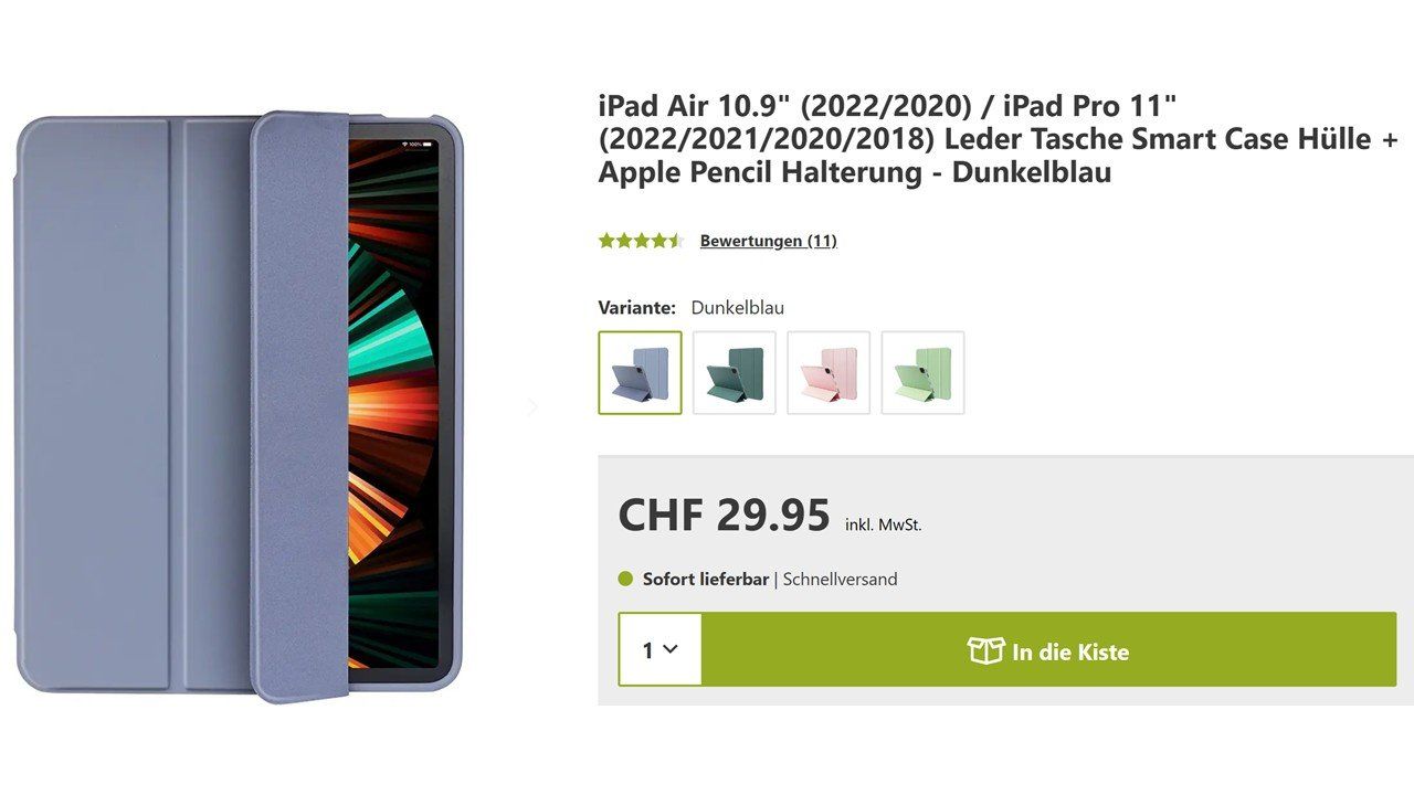 Apple Tablet PC: iPad Pro 11" 2. Generation WiFi / 128GB / Face ID – Gebraucht aus Meisterschwanden von Discus0 5
