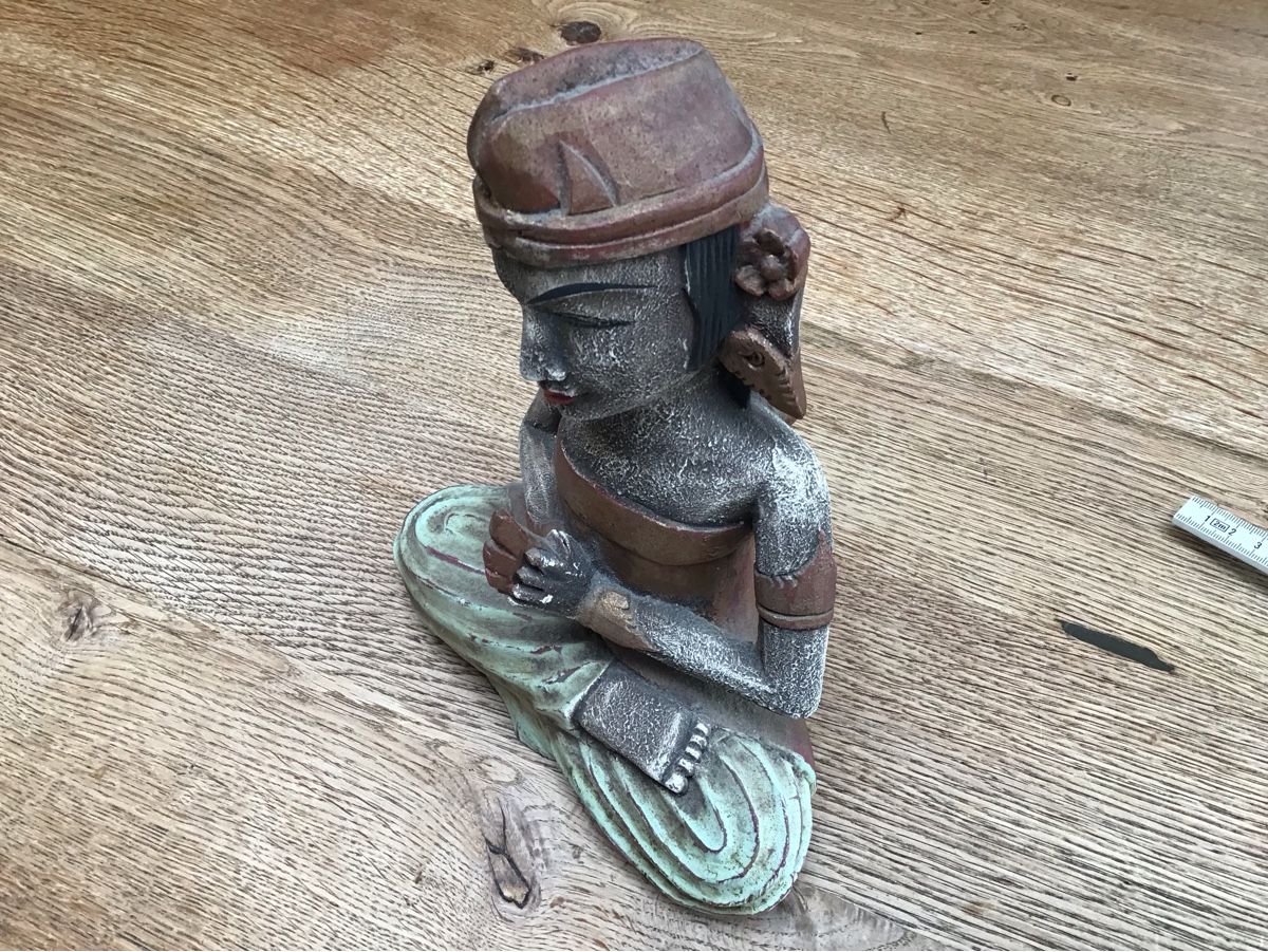 Statuette: Zwei Holzfiguren, Asien – Usato da Rodersdorf venduto da trueegg 9