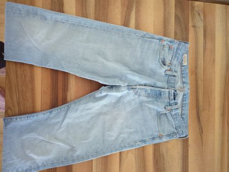 Levi's 501 W30 L30 cropped Hellblau