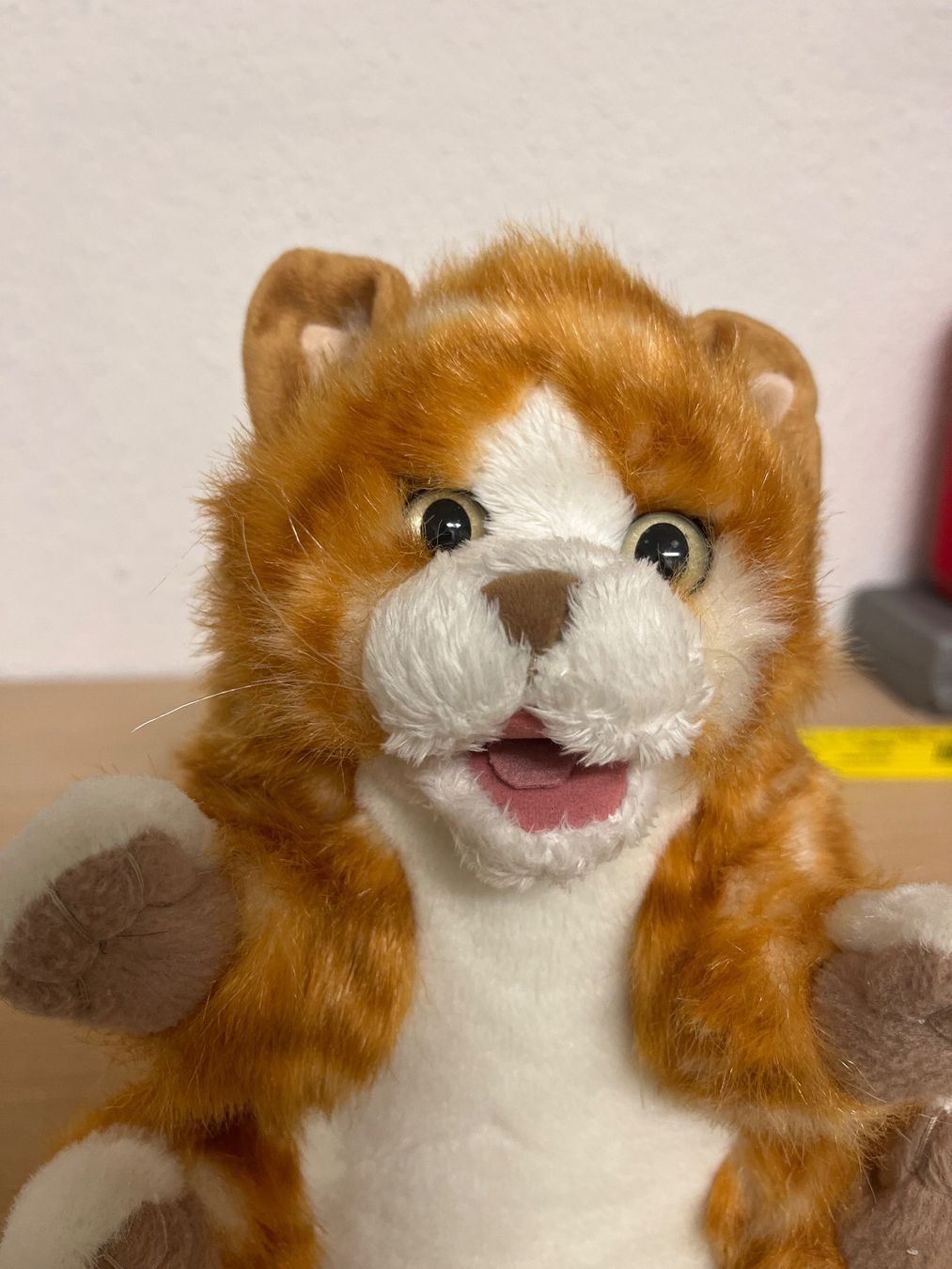 Giocattoli: Handspielpuppe Kätzchen rotgetigert – Usato da Zürich venduto da Leromanta01
