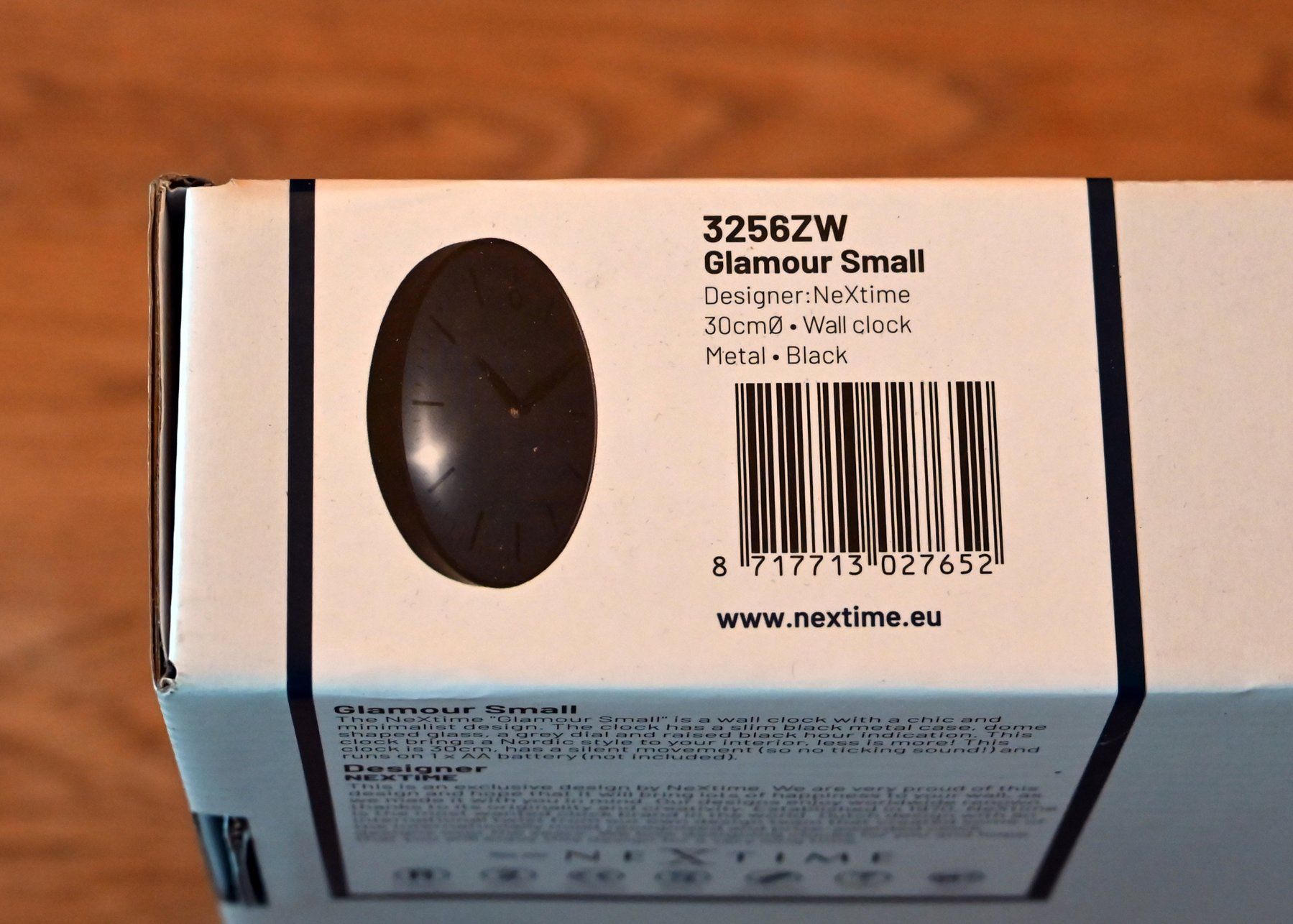 Orologi da terra & Orologi da parete: Wanduhr NeXtime Glamour Small 30cm - Silent – Nuovo e nell'imballaggio originale da Münchenbuchsee venduto da Chaoo 2
