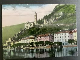 Ansichtskarte Morcote Lago di Lugano 1956 gelaufen
