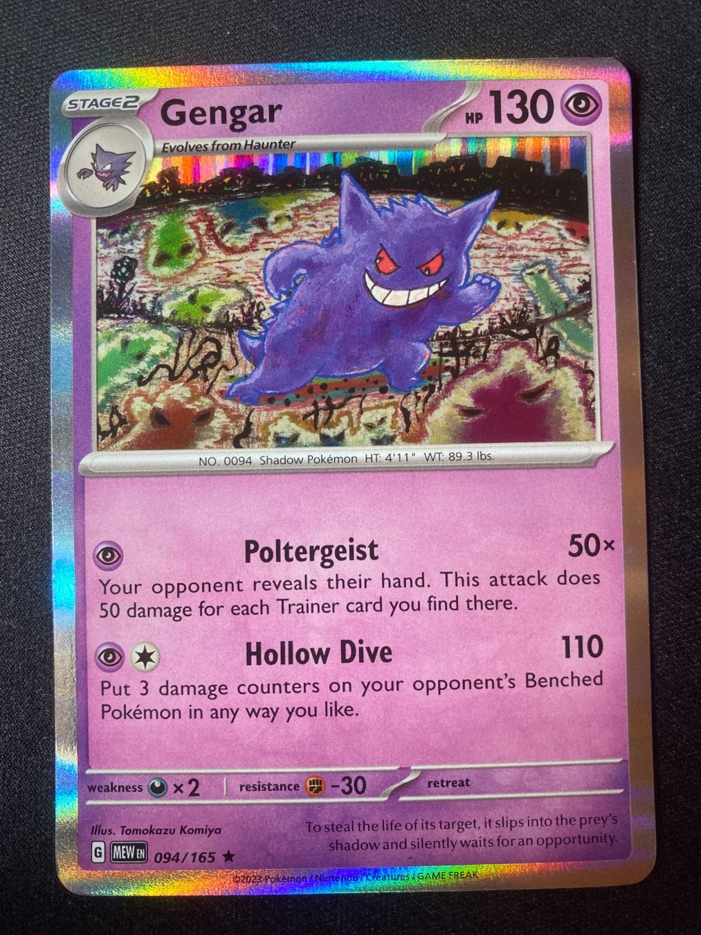 Pokémon Cartes à collectionner: Gengar 94 Holo - MEW 151 - EN – Neuf (Voir description) à Hausen AG par Shrade