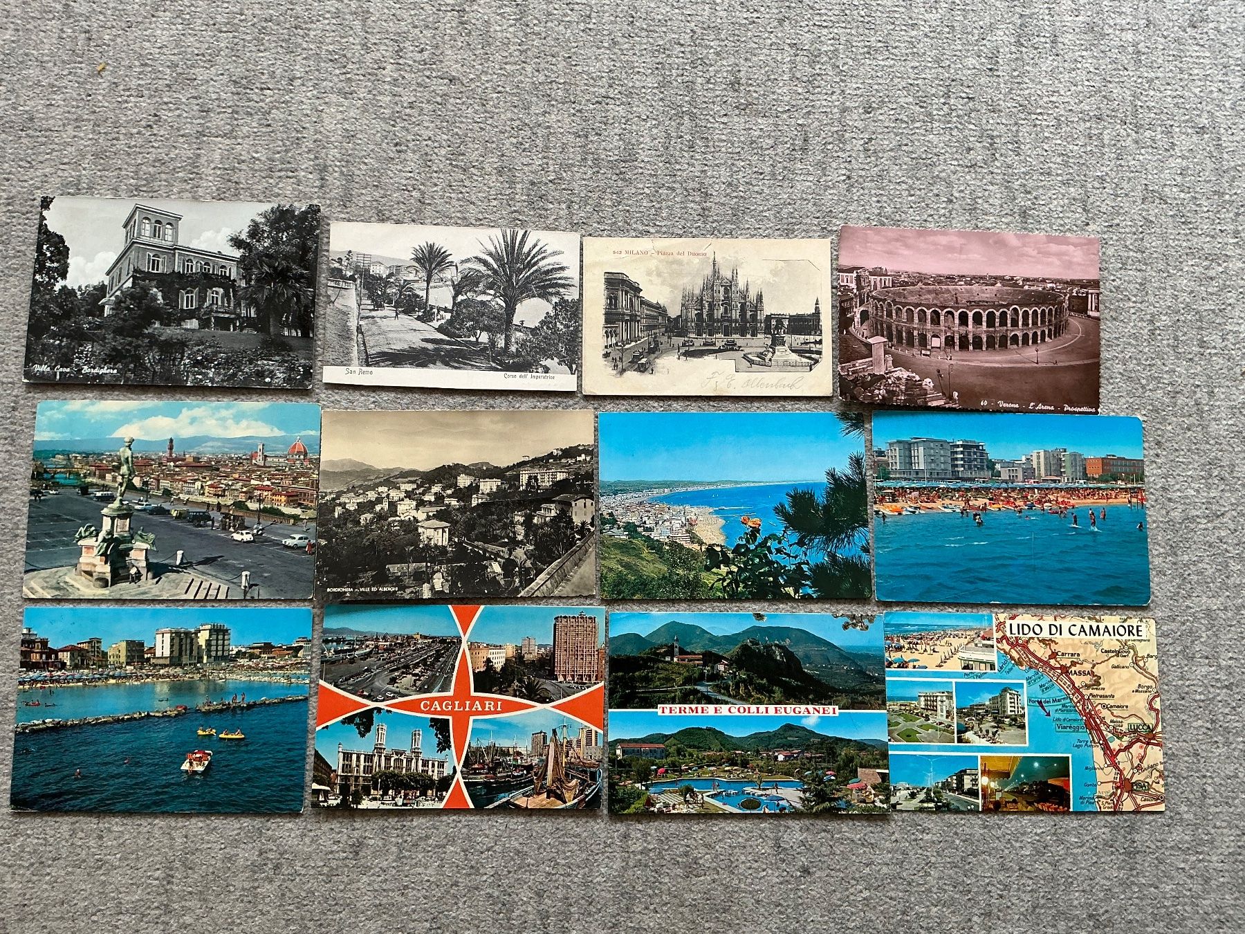 Cartoline postali: Alte Ansichtskarten Italien, 12 Stk. – Usato da Jona venduto da Jancy60