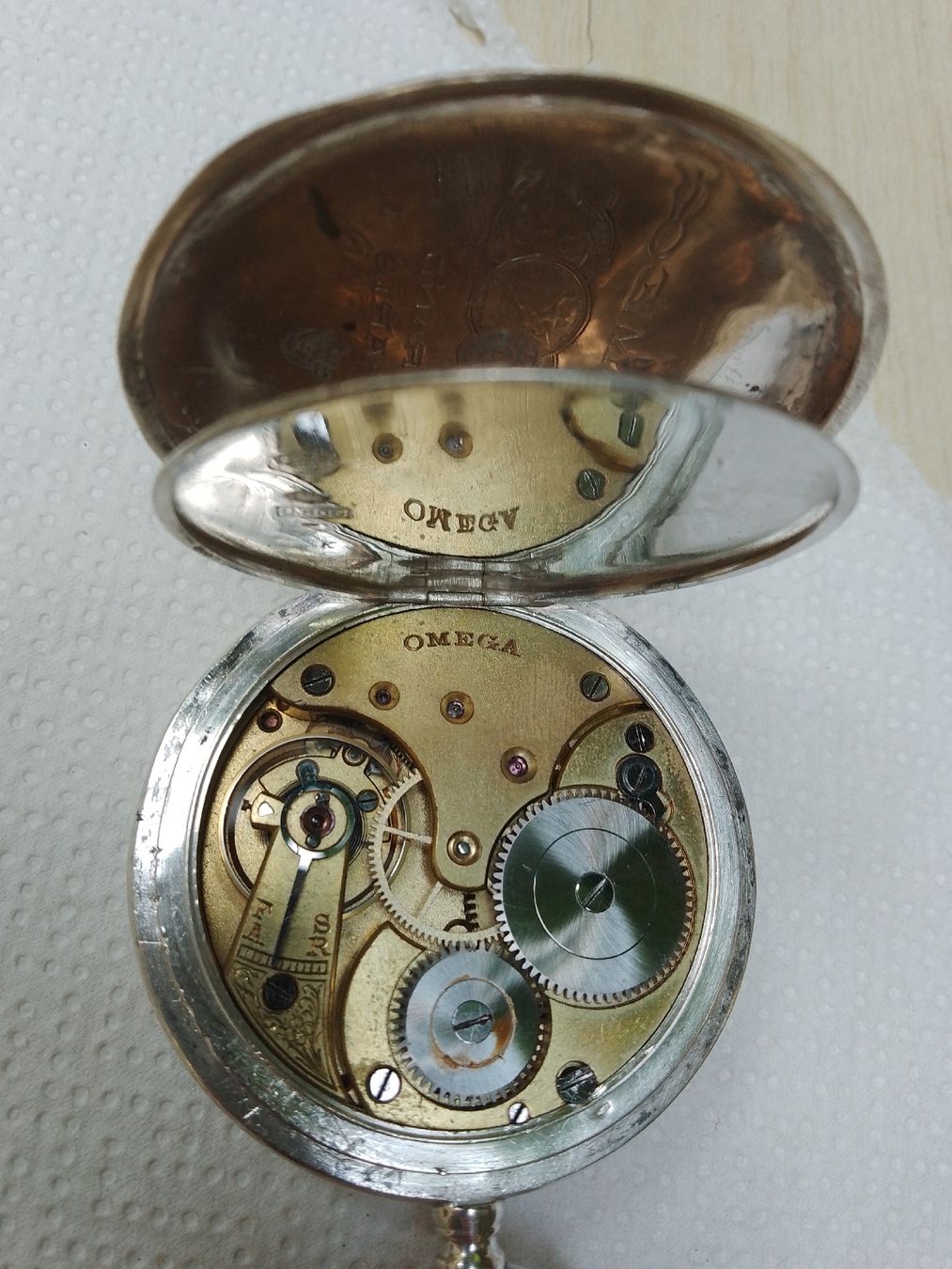 Omega Orologi: Omega Silber Antik Rusca 52 mm läuft – Usato da Agno venduto da sam2608 8