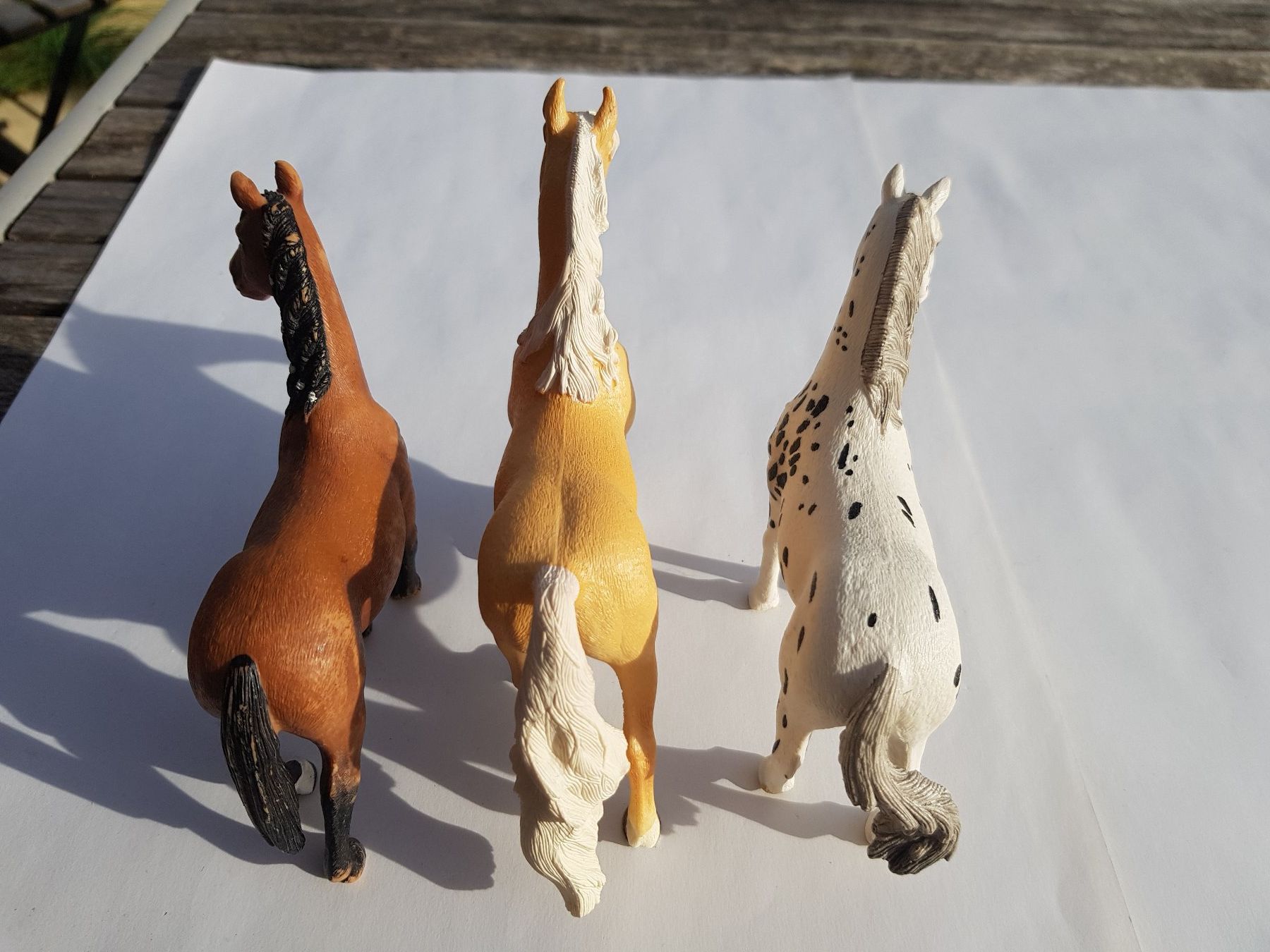 Schleich Giocattoli: 3 Modellpferde Marke Schleich, 1 Katze, 1 Luchs – Usato da Jona venduto da dampfnuggi 2