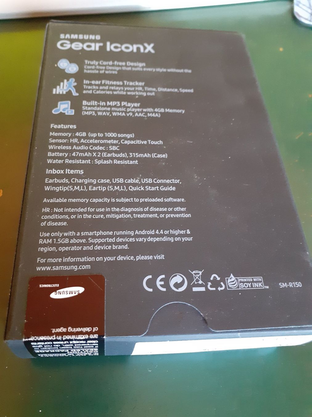 Samsung Cuffie: Kopfhörer Samsung GearIconX – Nuovo (secondo la descrizione) da Wolfertswil venduto da Staedler90 2