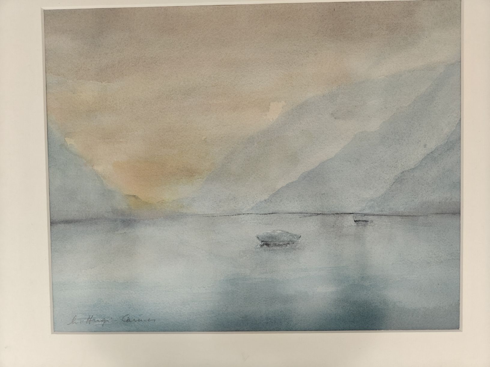 Dipinti: Aquarell, Landschaft, Bilderrahmen – Usato da Wabern venduto da lavendel06 3