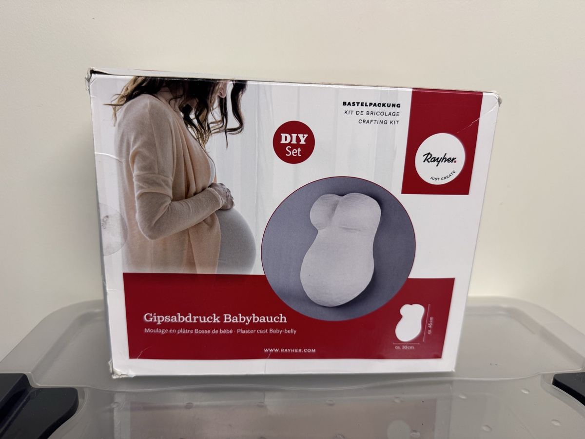 Rayher Kit bricolage: Gipsabdruck Babybauch – Nuovo e nell'imballaggio originale da Münchenstein venduto da mimi93