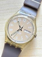 Swatch Uhr  transparent Gehäuse 