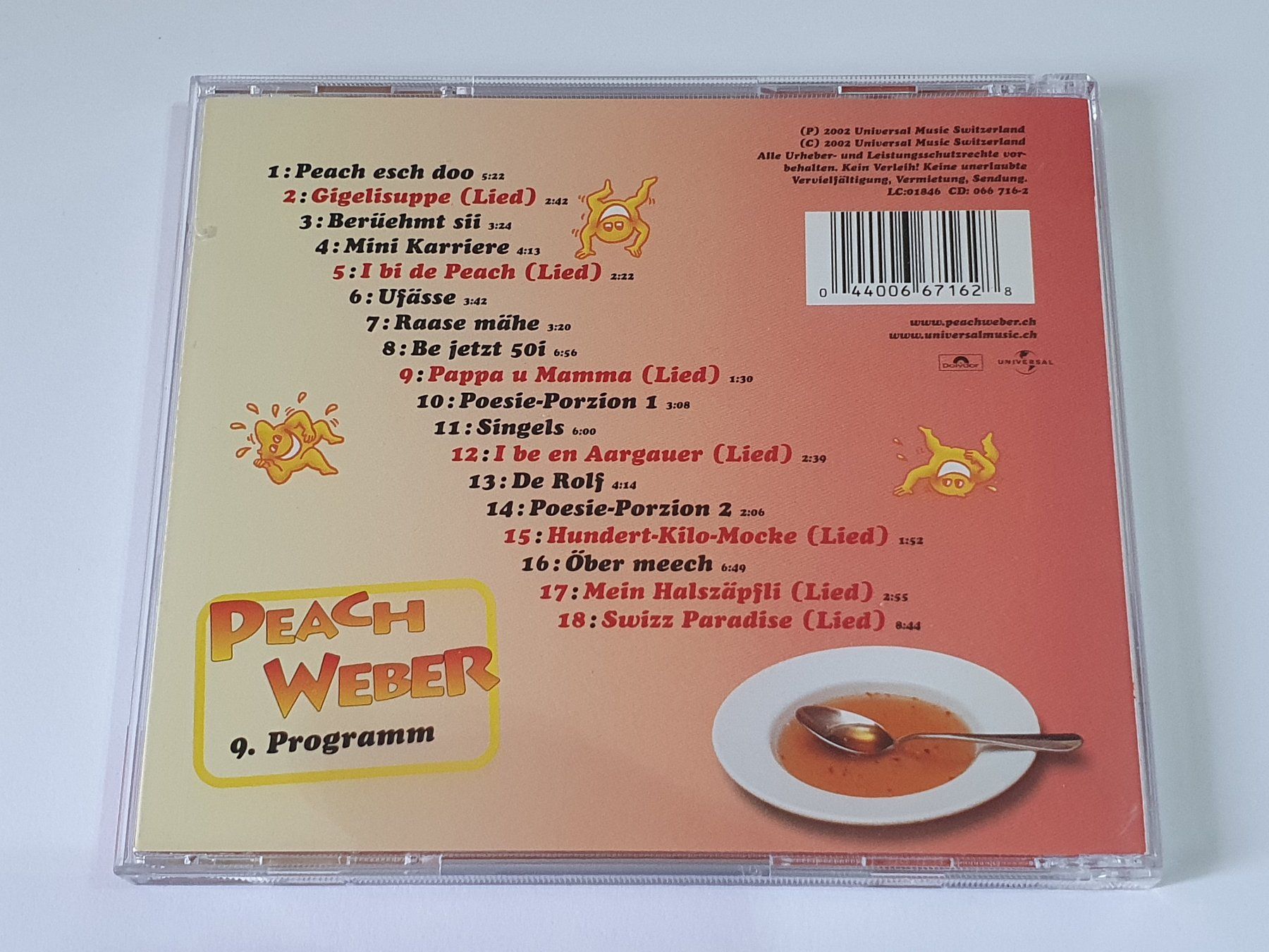 CDs: Peach Weber - Gigelisuppe | CD – D'occasion à Dietlikon par Skylab007 1