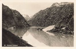 Grimselpass BE/VS Grimsel Stausee Bergsee