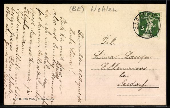 Cartoline postali: AK Säriswil, Ortsansicht – Usato da Berlin venduto da bartko-reher 1
