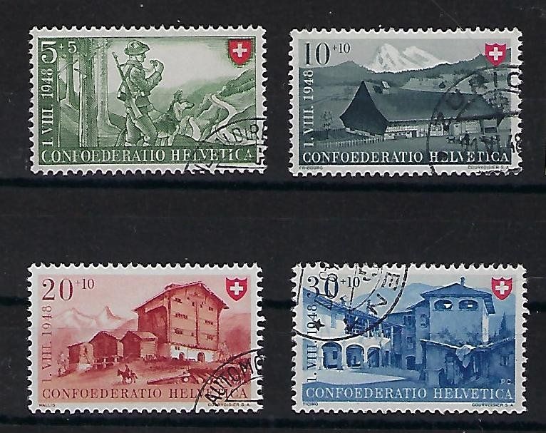 Tutti i francobolli: Pro Patria 1948 gestempelt   14851 – Usato da Lunden venduto da Animus999