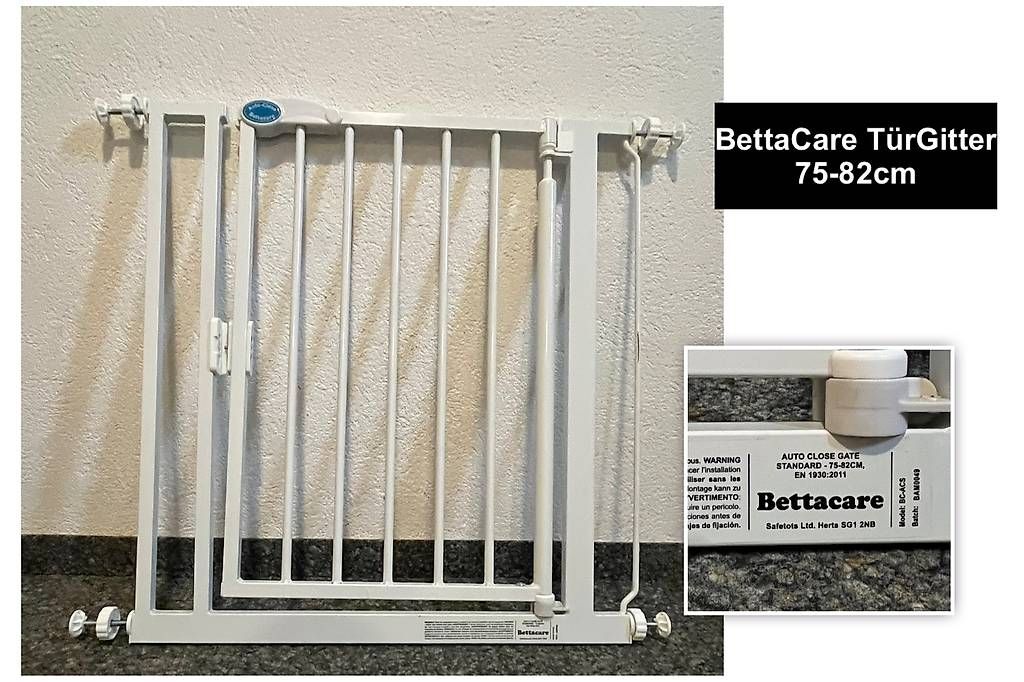 Sicherheit: Türgitter Bettacare weiss, 75-82cm – Gebraucht aus Gattikon von AnnettFloh