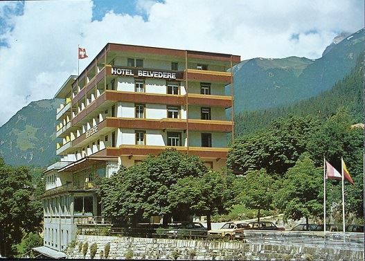 Cartoline postali: GRINDELWALD Hotel Belvedere - Auto – Nuovo (secondo la descrizione) da Jona venduto da philajona