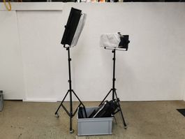 5x Studio Licht mit Diffusor