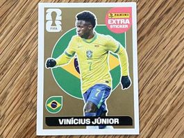 Panini Extra Sticker Vinicius Gold