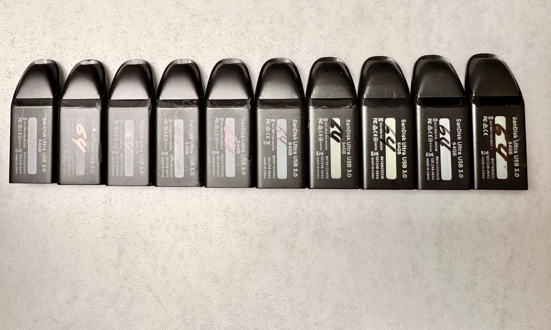 Sandisk USB Sticks: 10x SanDisk USB 3.0 Sticks 64GB – Gebraucht aus Hermetschwil-Staffeln von Mobile2013 4