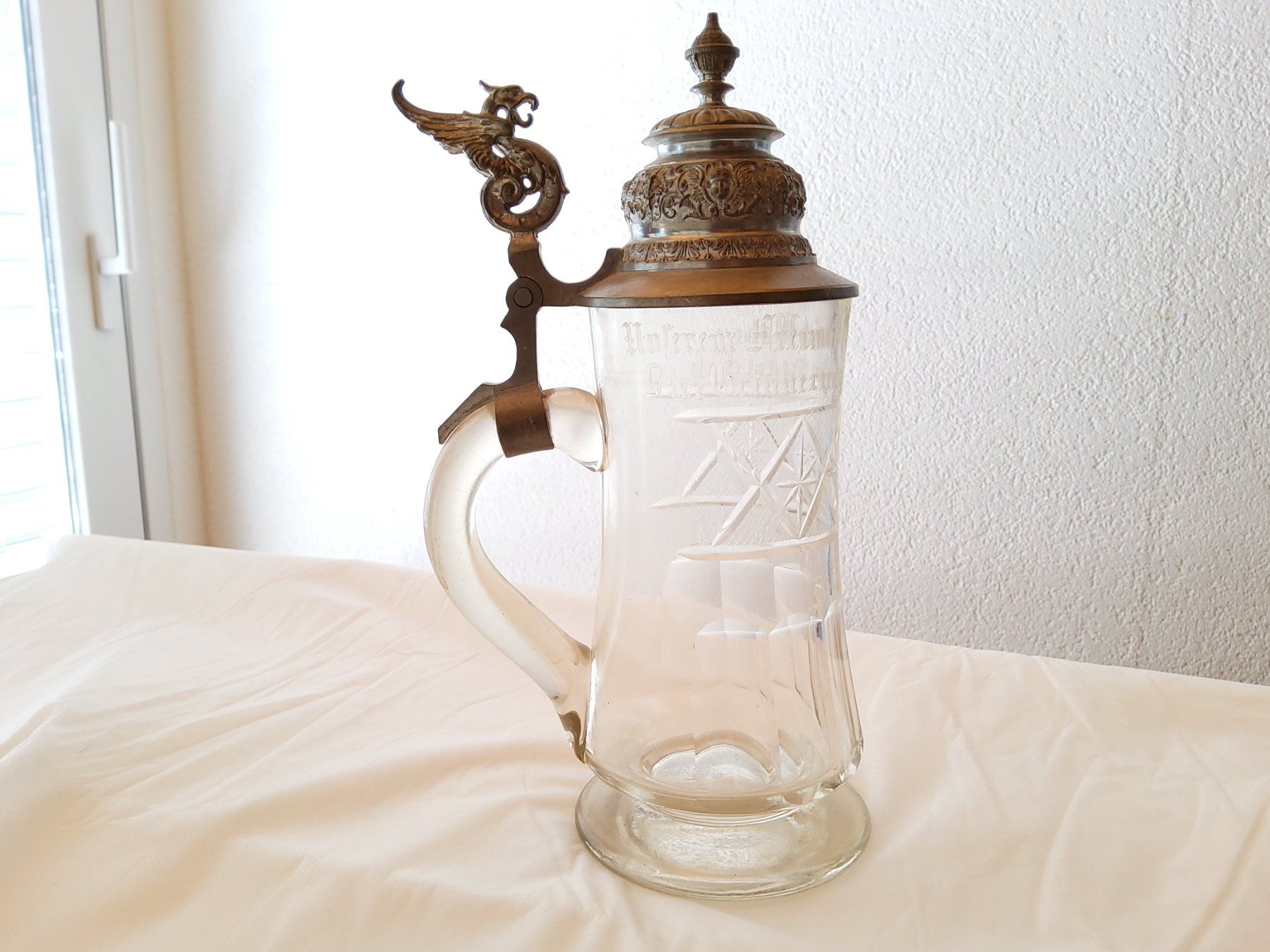 Gläser: Chope à bière ancienne  – Gebraucht aus Malleray von Broc-Mo 2
