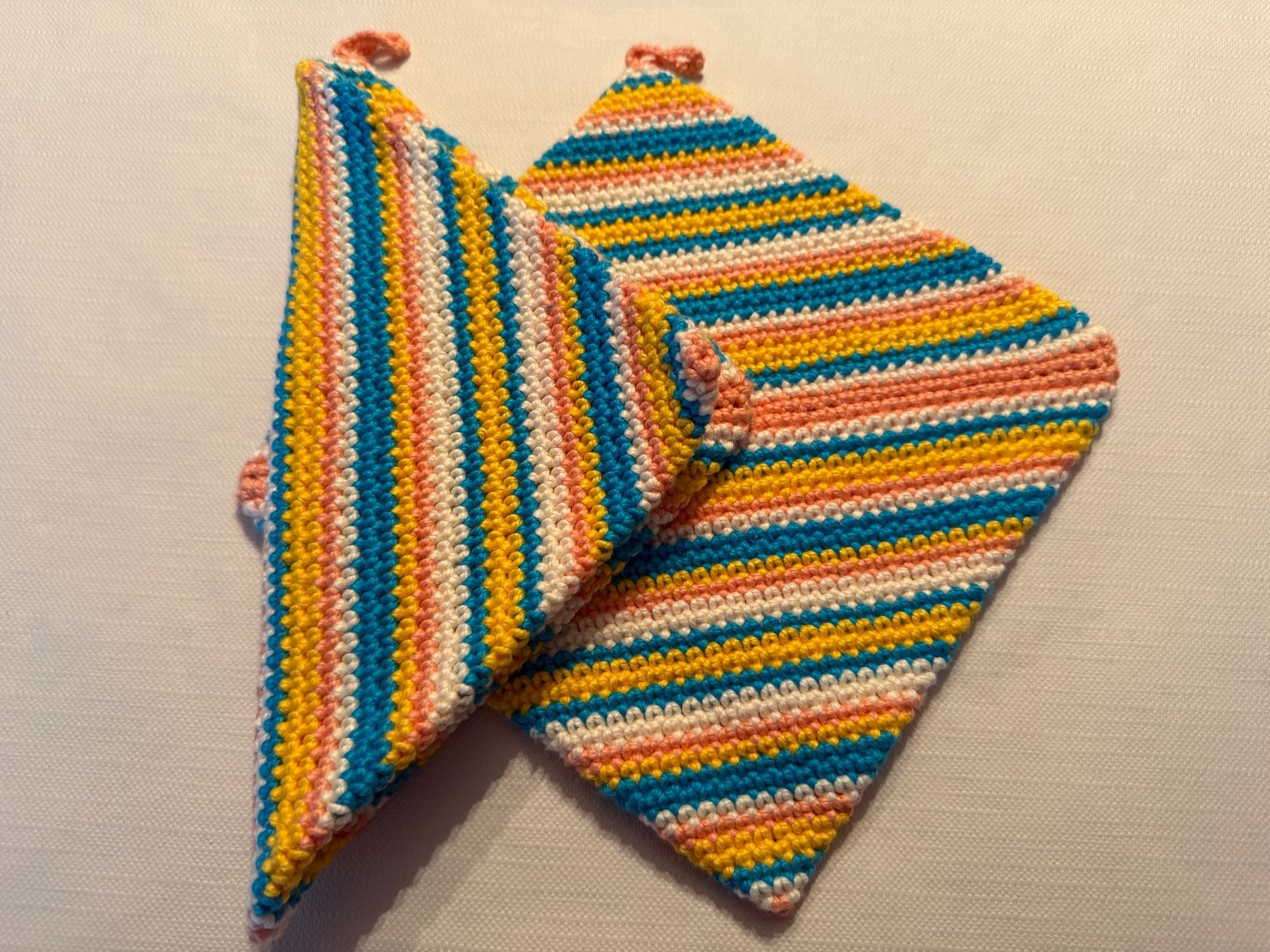Sottobicchieri: 2 Topflappen doppelt gehäkelt – Nuovo e nell'imballaggio originale da Basel venduto da iSwissFox 2