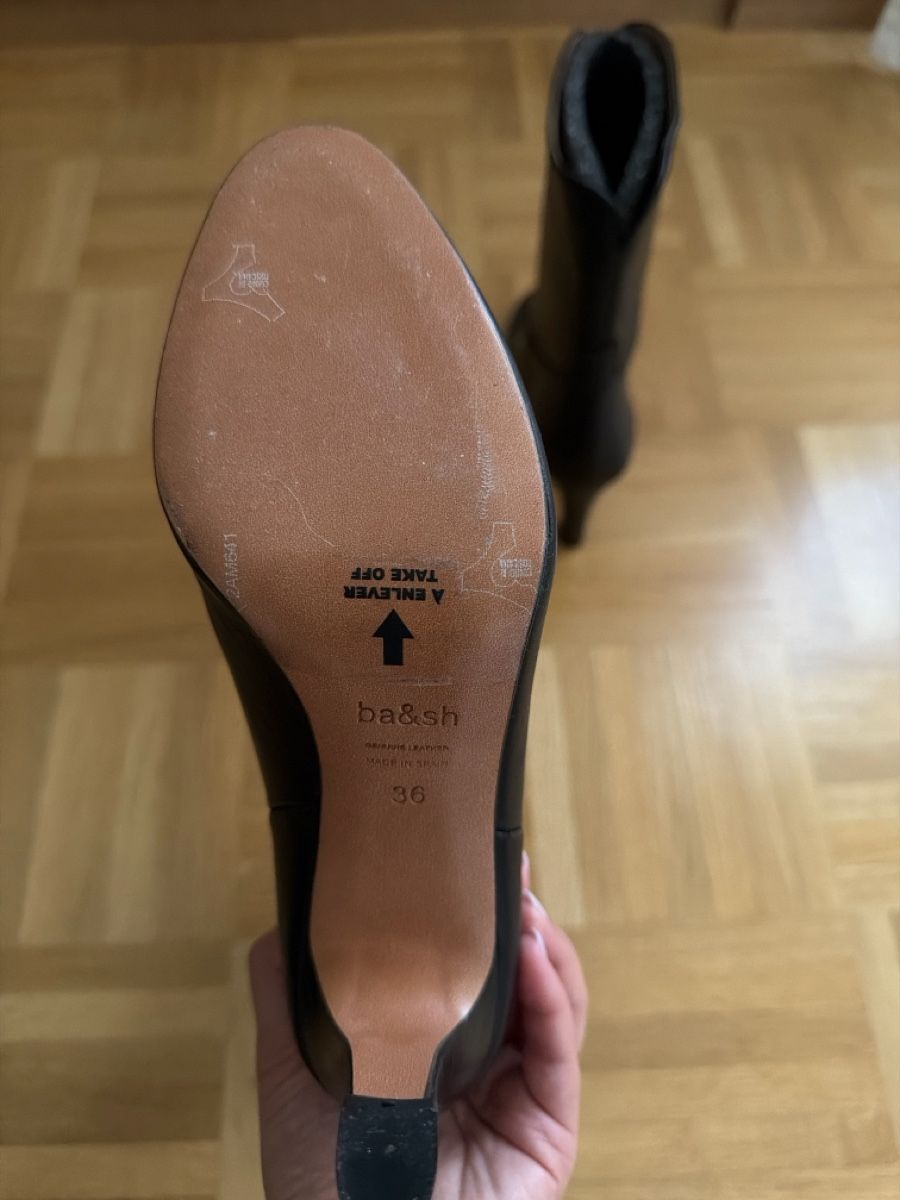 Ba&Sh Scarpe da donna: Ba&sh boots new, black leather 36 – Nuovo e nell'imballaggio originale da Chêne-Bourg venduto da gbe_wks9 3