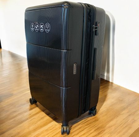 Koffer Polycarbonat gateBAG XL 76cm abnehmb. Rollen SCHWARZ