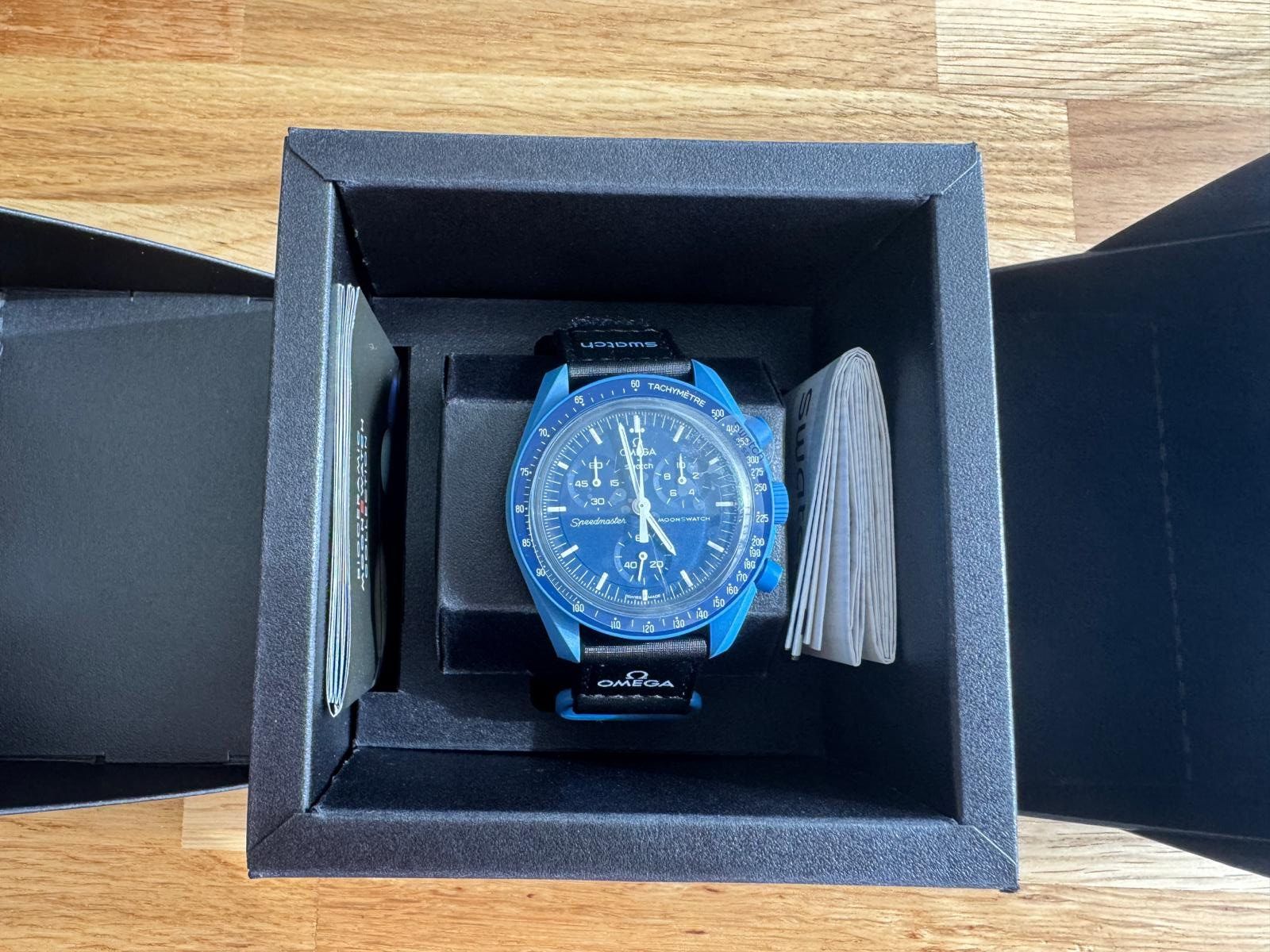 Swatch Orologi: Omega Swatch Neptune – Nuovo e nell'imballaggio originale da Zürich venduto da gzeromus 1