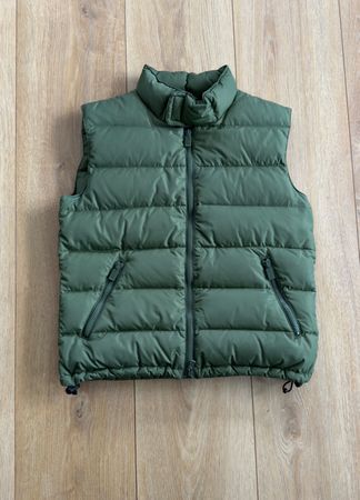 ASPESI original Daunen Weste grün S-M warme Jacke