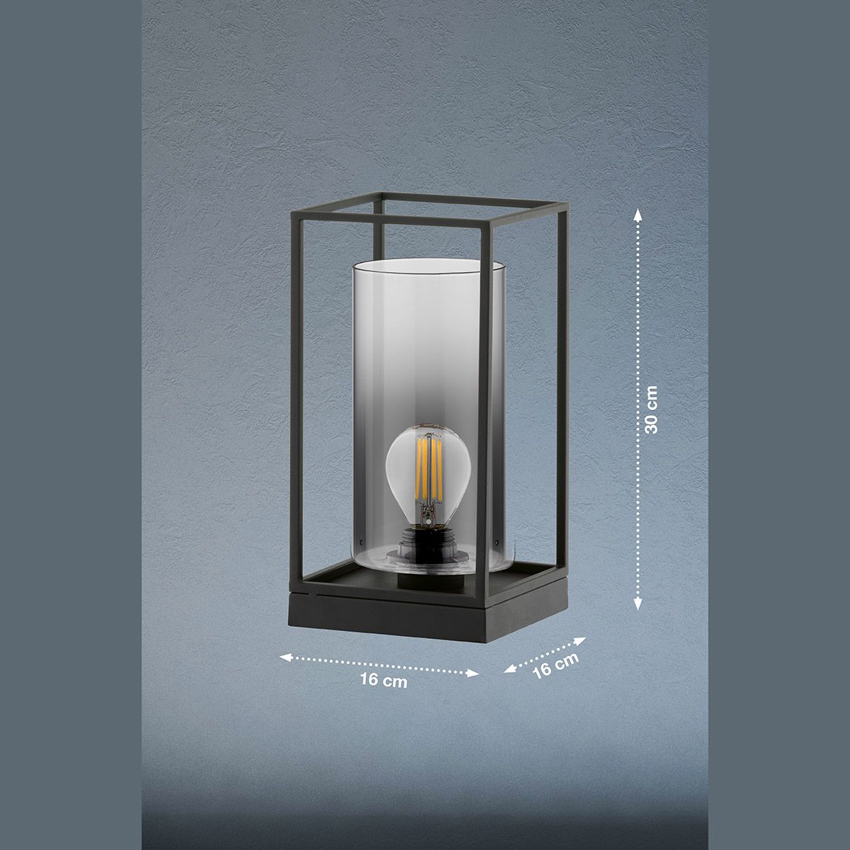 Lampade: Tischleuchte, Schwarz, 30 cm Höhe – Nuovo (secondo la descrizione) da Kreuzlingen venduto da Smart-Light 1