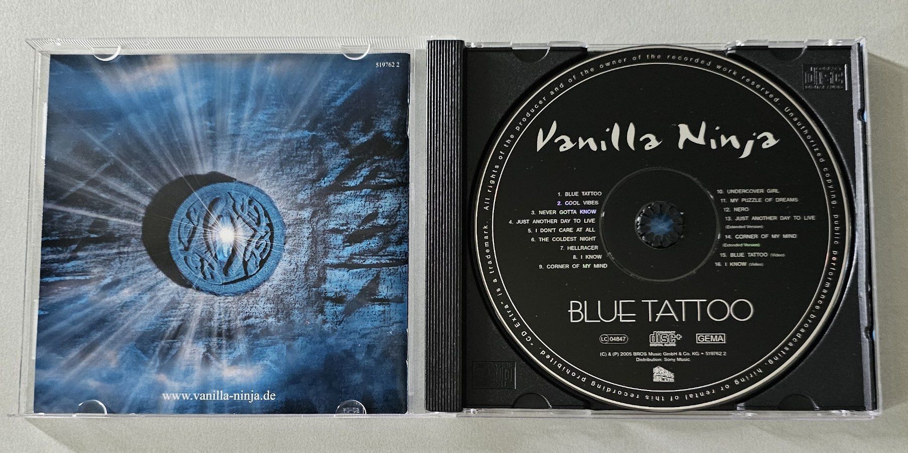 CD: Vanilla Ninja  - Blue Tattoo – Usato da Lenzburg venduto da Pa_hcs 2