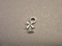 Silber Charm Windmühle Dännemark +Garantie