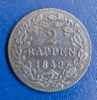 2 Rappen Kanton Zürich 1842 schön!