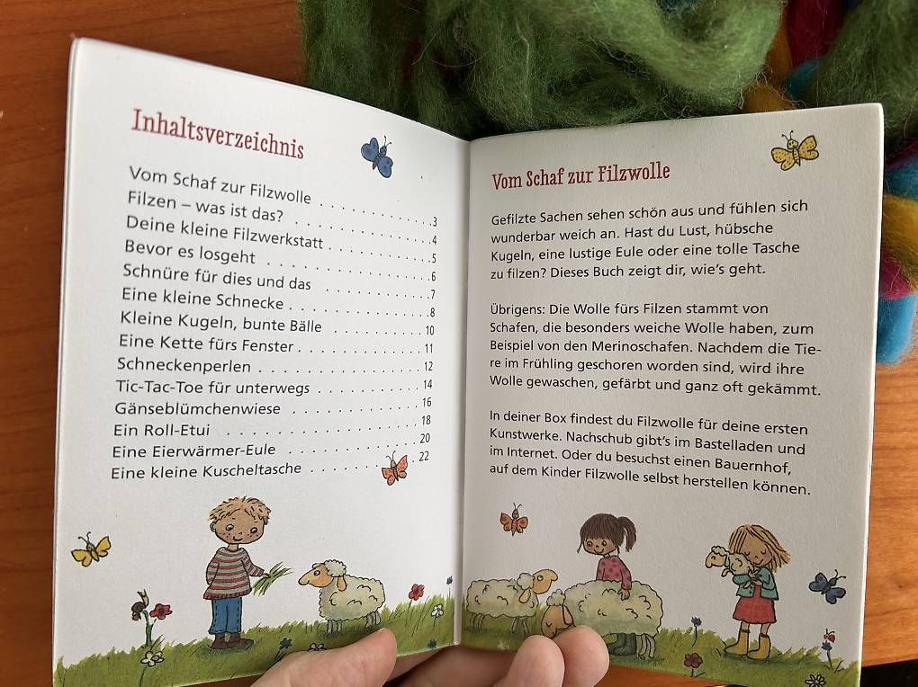 Bastelsets: Filz zum Basteln mit Büchlein  – Gebraucht aus Zollikerberg von sel_99lq 1