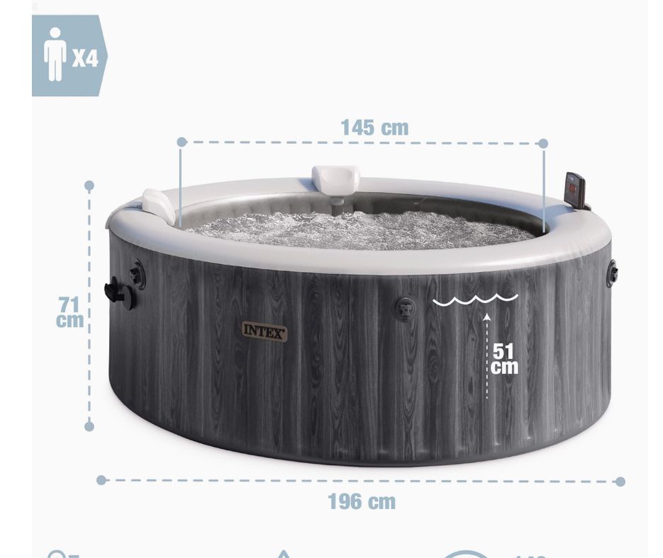 Whirlpool: Whirlpool Intex Pure Spa beige – Usato da Freidorf TG venduto da ibipatria 4