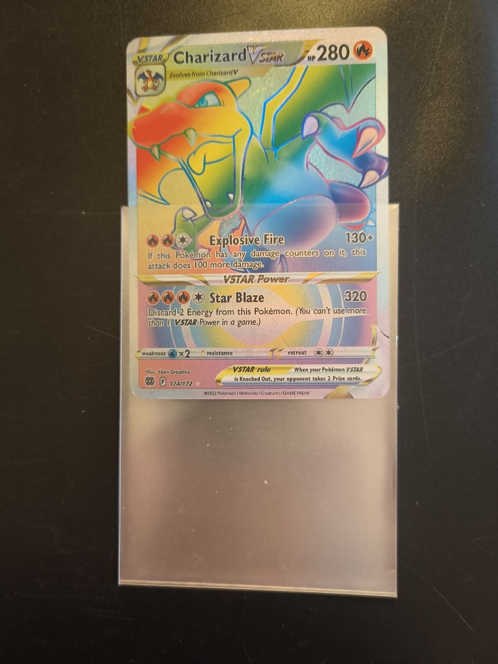 Pokémon Sammelbilder & Trading cards: PokemonCard CharizardVStarRainbow – Neu (gemäss Beschreibung) aus Widnau von and_svk8 2