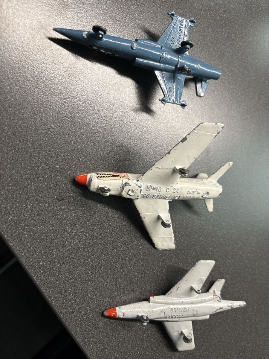 Kit di modellismo & Modellini statici: 3 Metall  Militär Modellflugzeuge – Usato da Unterengstringen venduto da hab_dyp5 1