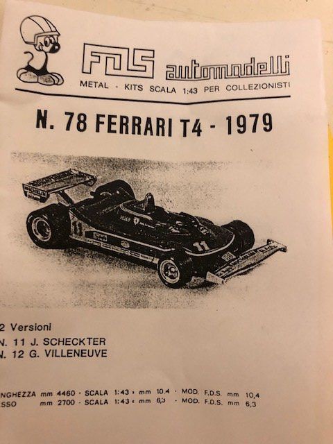 Ferrari Modellini d'auto: FDS-Kit Ferrari 1/43 – Nuovo (secondo la descrizione) da Muttenz venduto da Gucci2005 1