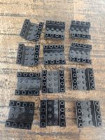 lego 4854 lot de 12 pièces Black Slope, Inverted 45 4 x 4