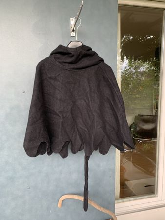 Poncho - 100% Wolle, Gr.M