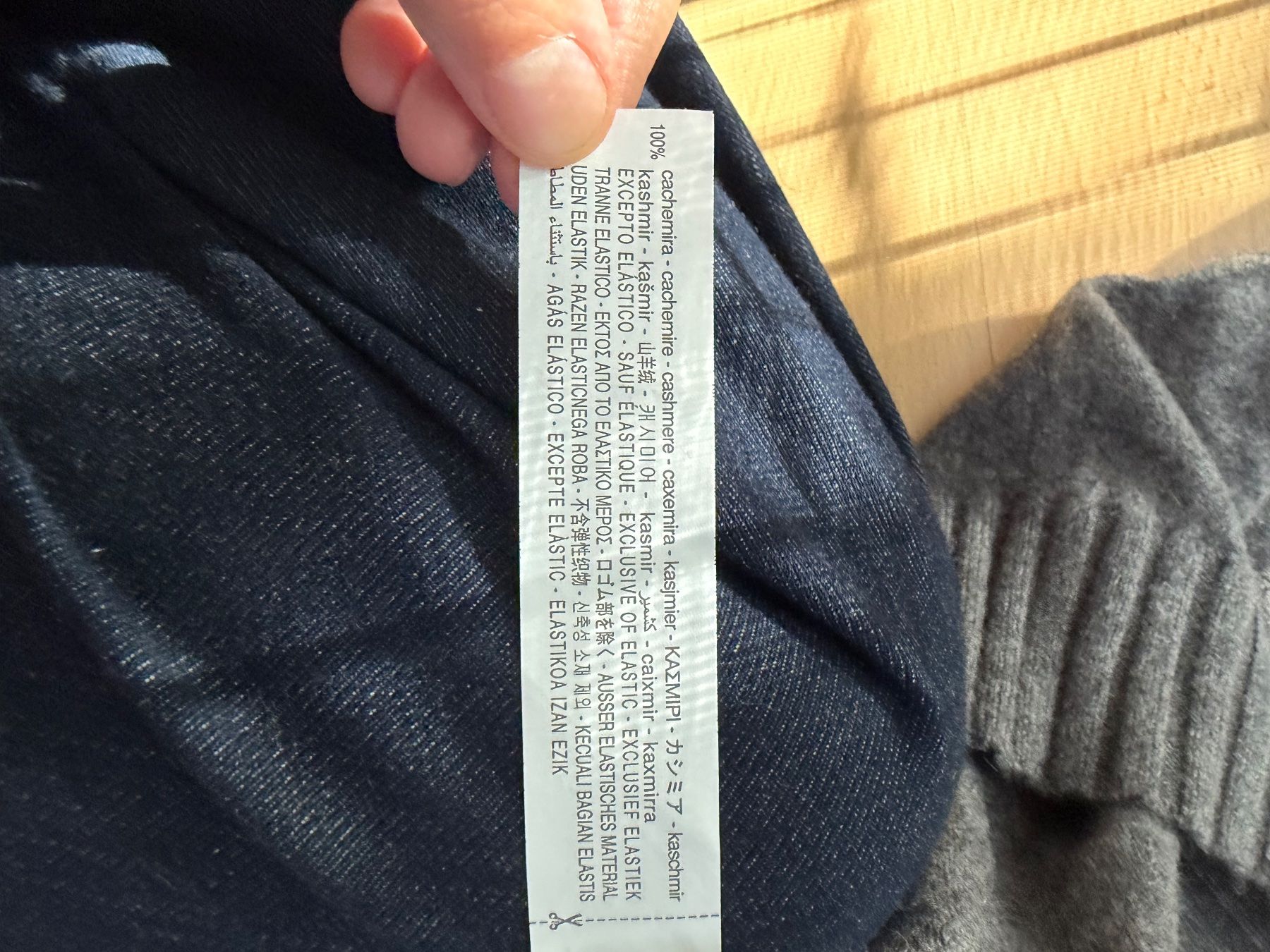 Zara Maglioni & Felpe: Zara - dunkelgrauer Kaschmirpullover Kinder – Usato da Zürich venduto da laurapb 3
