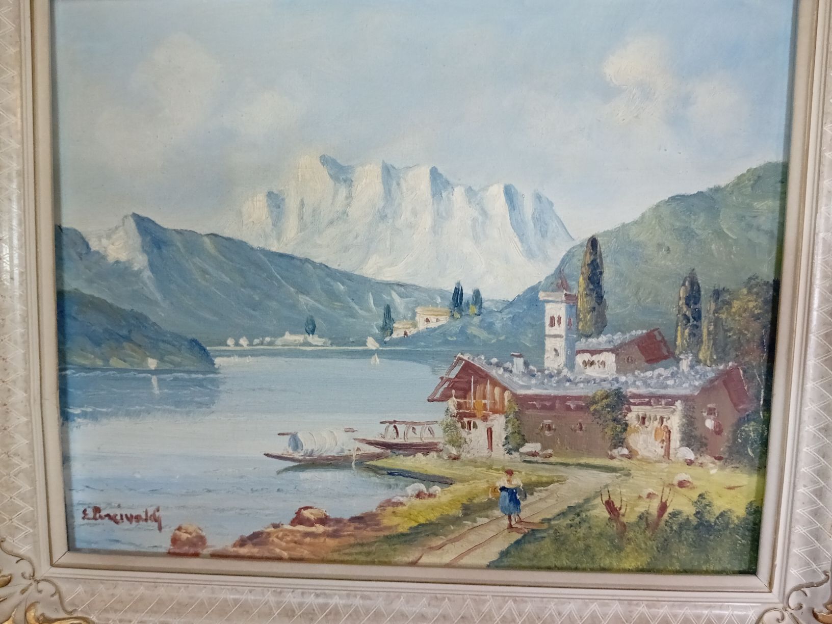 Gemälde: Dipinto Olio su tela Ettore Percivaldi – Gebraucht aus Biasca von Old_6blh 2