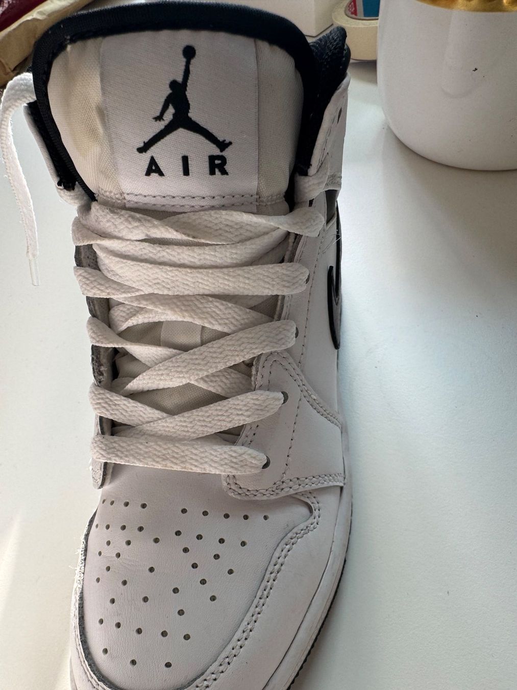 Jordan Herrenschuhe: Baskets Jordan 1 Mid blanche 36 – Gebraucht aus Chatelaine von lae_7h8n 2