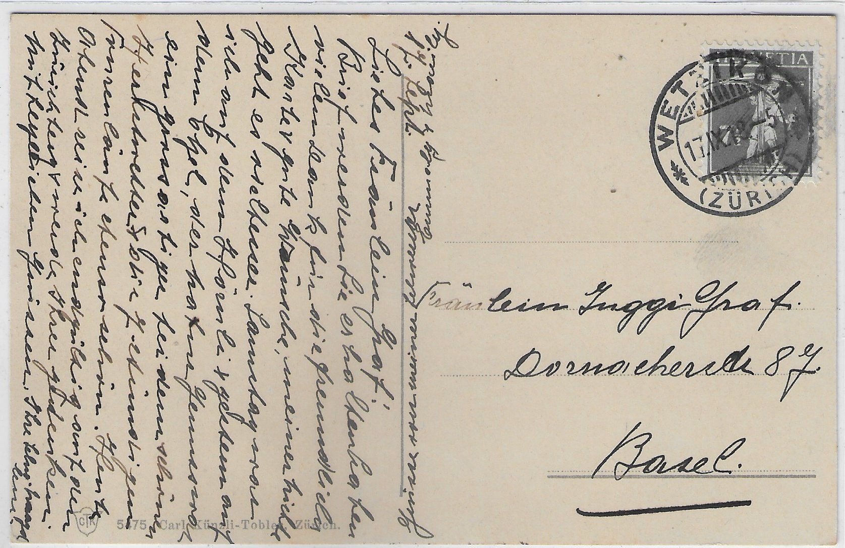 Cartoline postali: Rapperswil - Hotel du Lac - Litho – Usato da Ettingen venduto da Kartenplanet 1