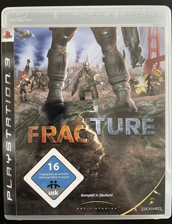 Fracture - Jeu PS3 En Français, Boîte Originale, Bon état !